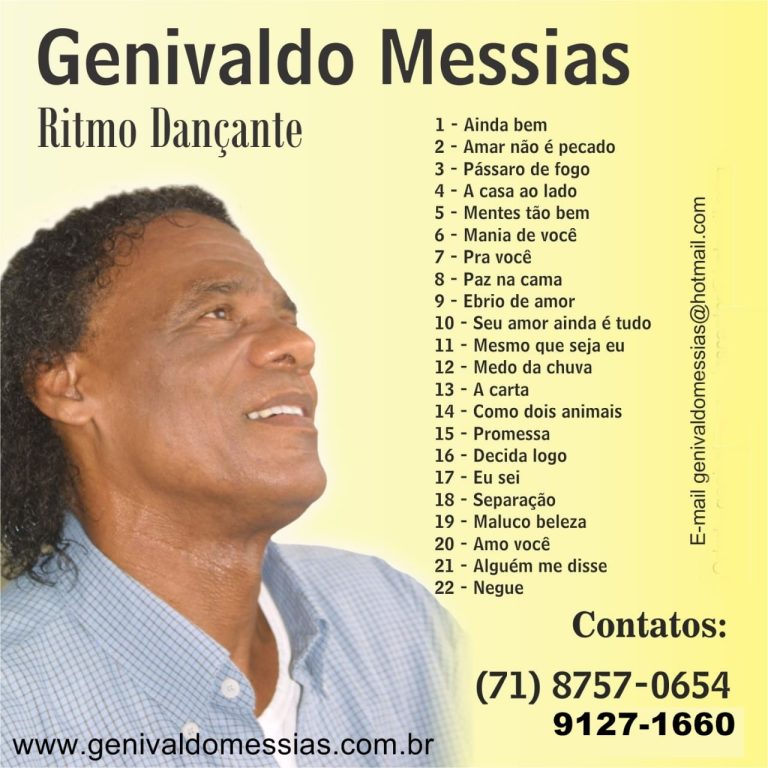 cantor genivaldo messias