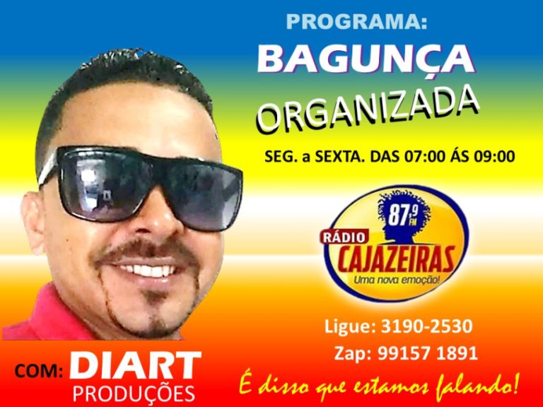 programa bagunça organizada com diart produções-rádio cajazeiras 87,9-salvador-bahia